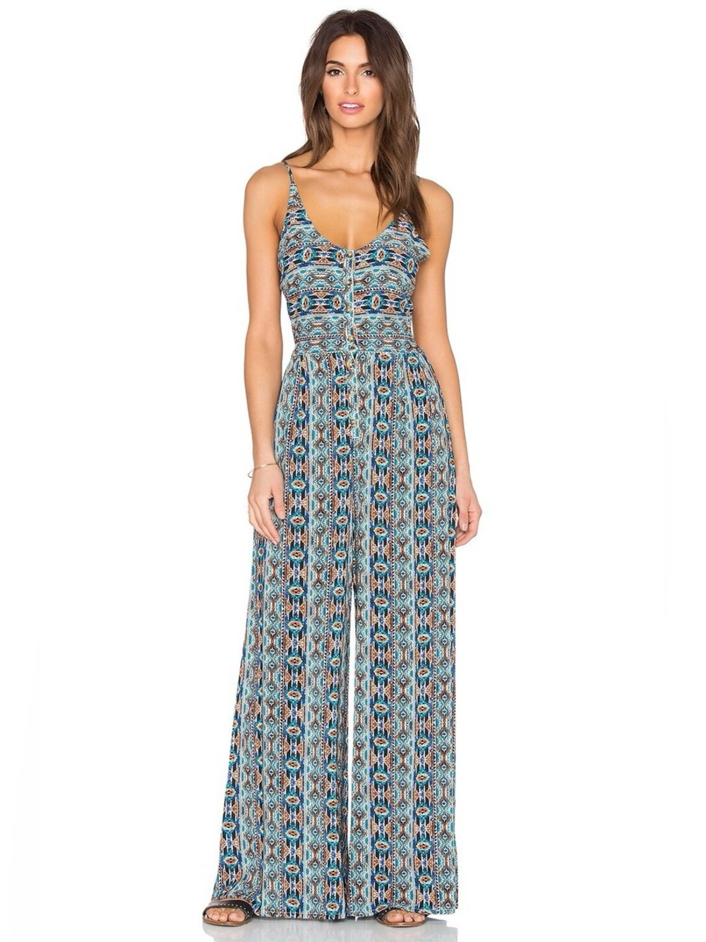 Zanzibar Kimono Wide Leg Romper Swim Cover